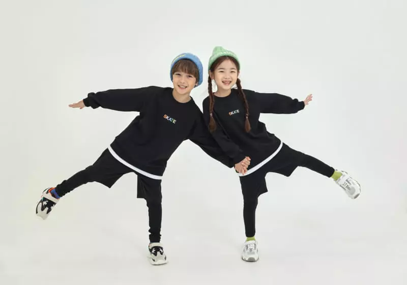 Fashion King - Korean Children Fashion - #kidsstore - Board Layerd Leggings Set - 5
