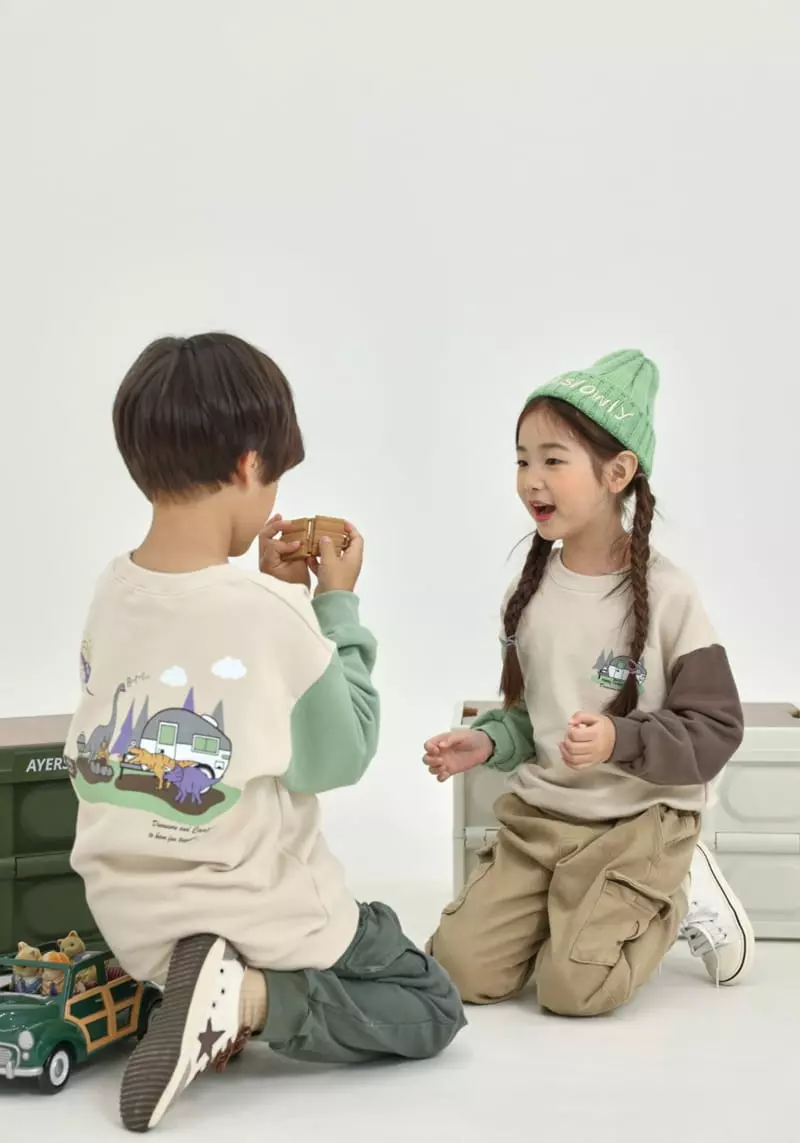 Fashion King - Korean Children Fashion - #kidzfashiontrend - Happy Camper Sweatshirt - 2