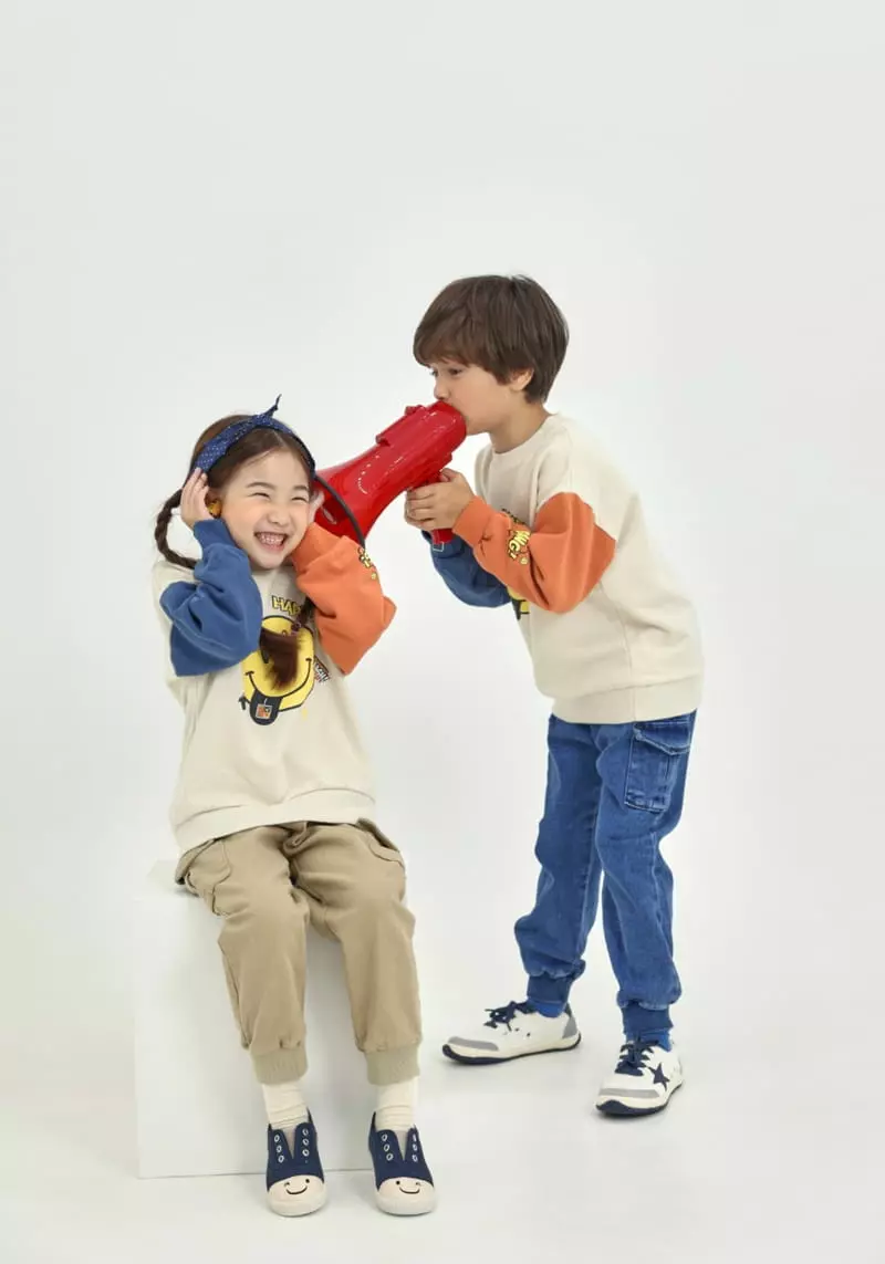 Fashion King - Korean Children Fashion - #littlefashionista - Crush Smile Sweatshirt - 3