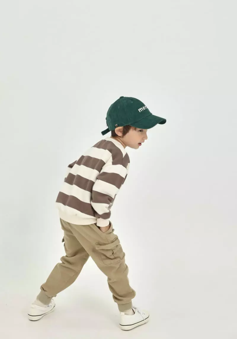 Fashion King - Korean Children Fashion - #magicofchildhood - Robbot Stripes Sweatshirt - 7