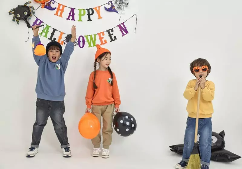 Fashion King - Korean Children Fashion - #magicofchildhood - Halloween Sweatshirt - 6