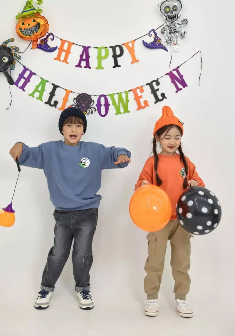 Fashion King - Korean Children Fashion - #minifashionista - Halloween Sweatshirt - 7