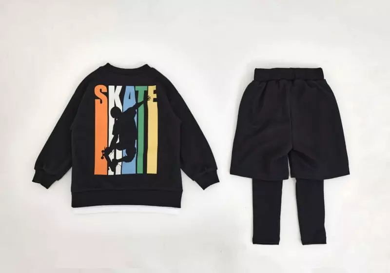 Fashion King - Korean Children Fashion - #prettylittlegirls - Board Layerd Leggings Set - 11