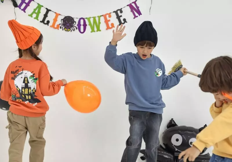 Fashion King - Korean Children Fashion - #stylishchildhood - Halloween Sweatshirt - 11