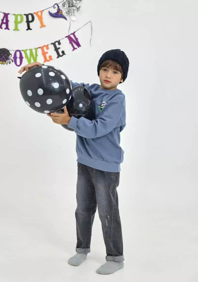 Fashion King - Korean Children Fashion - #todddlerfashion - Halloween Sweatshirt - 9