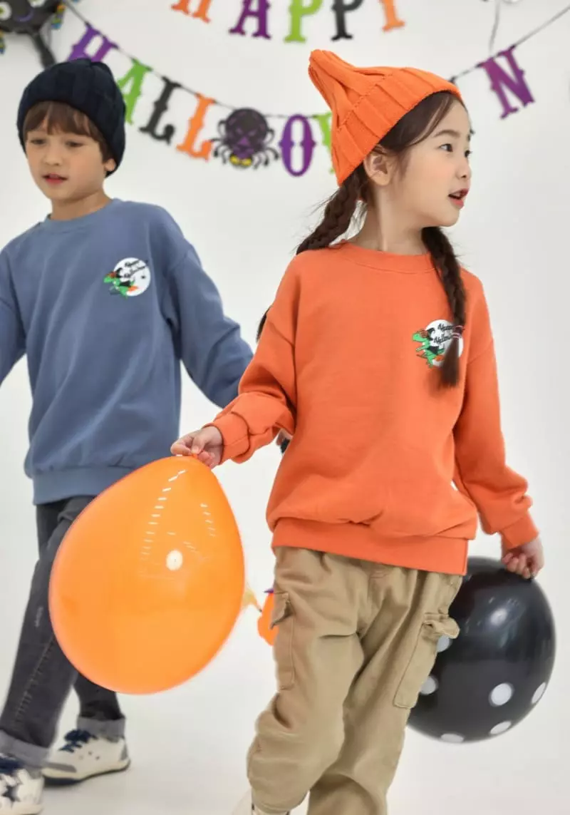Fashion King - Korean Children Fashion - #toddlerclothing - Halloween Sweatshirt - 10