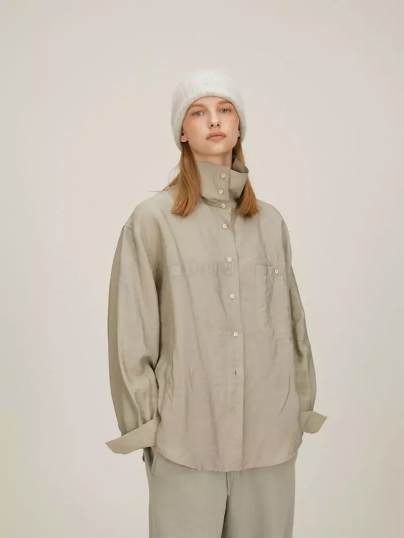 Fave - Korean Women Fashion - #momslook - High Neck Shirt - 8