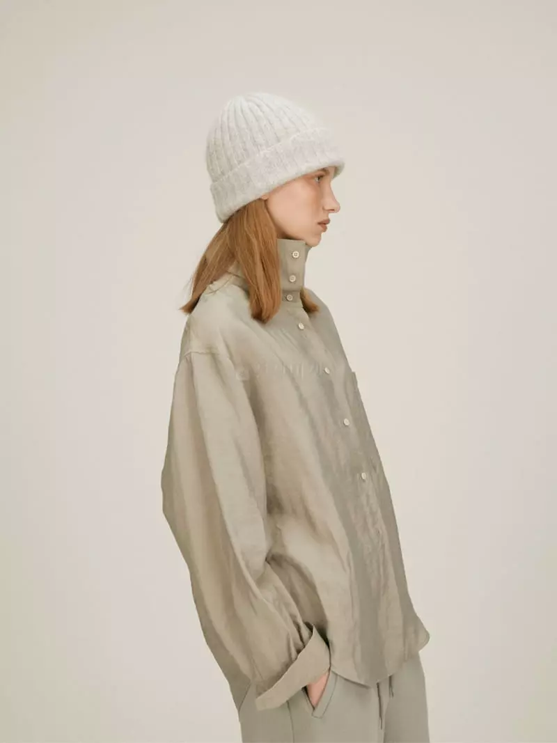 Fave - Korean Women Fashion - #momslook - High Neck Shirt - 9