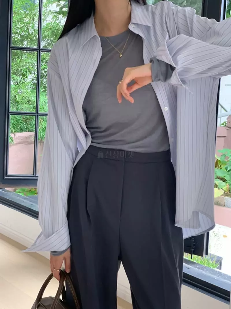 Fave - Korean Women Fashion - #momslook - Petter Shirt - 3
