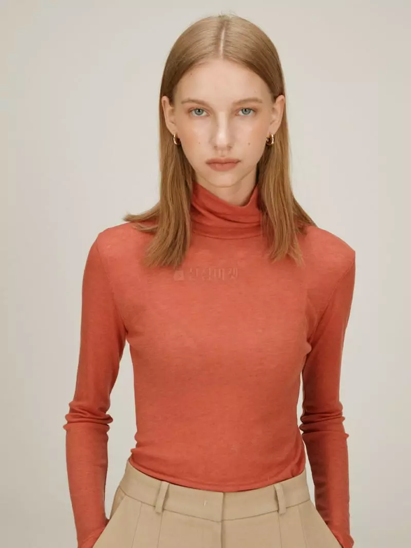 Fave - Korean Women Fashion - #pursuepretty - Tencel Turtleneck Tee - 7
