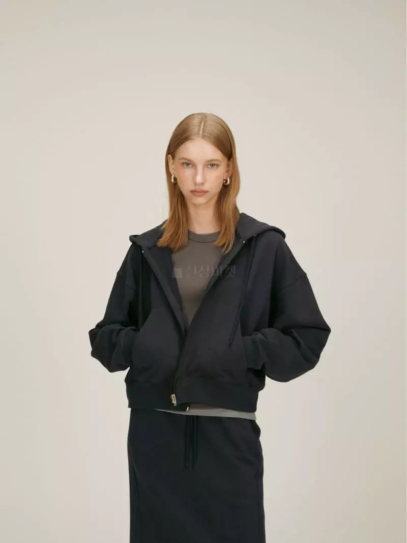 Fave - Korean Women Fashion - #romanticstyle - Shopy Hoody Zip-up - 3