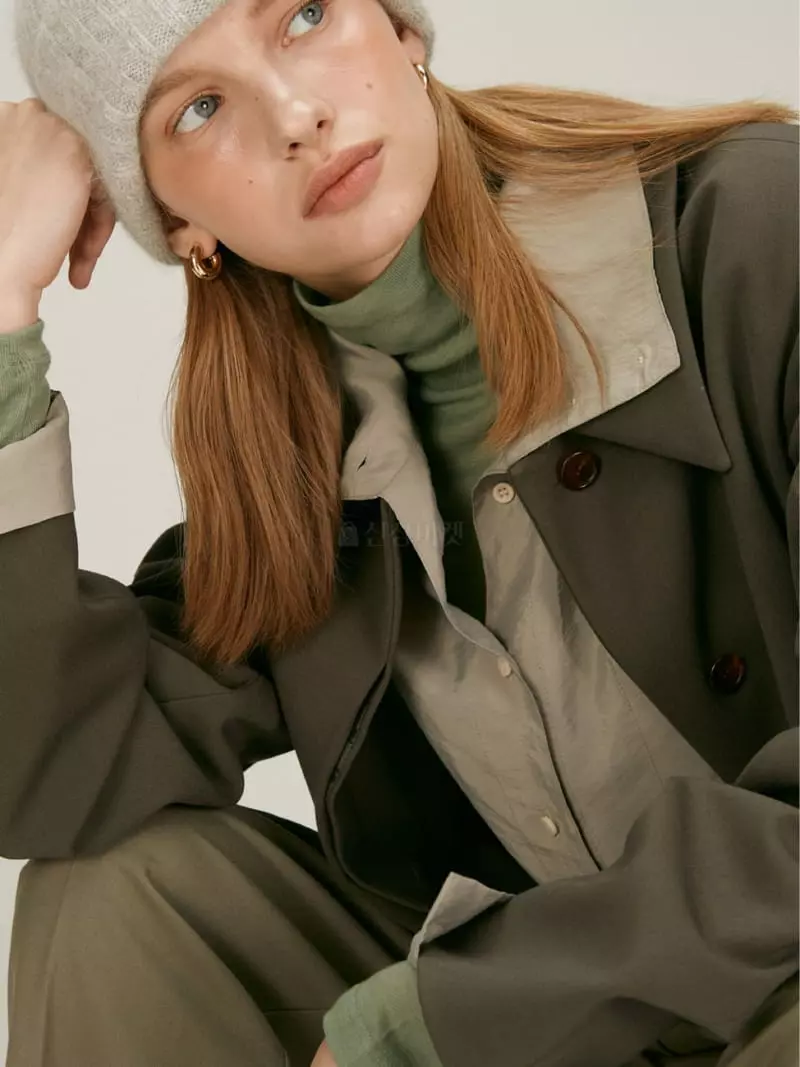 Fave - Korean Women Fashion - #vintagekidsstyle - Tencel Turtleneck Tee - 6