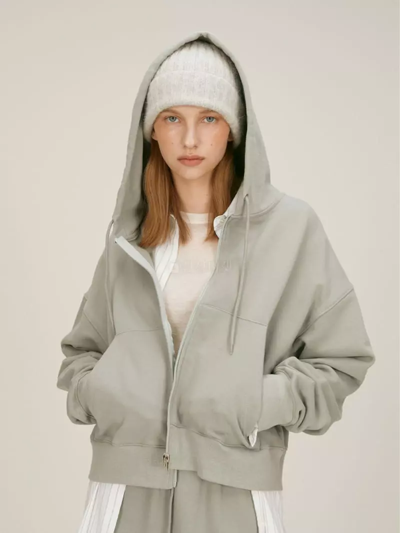 Fave - Korean Women Fashion - #womensfashion - Shopy Hoody Zip-up - 8