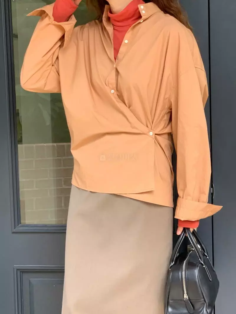 Fave - Korean Women Fashion - #momslook - Merry Shirt - 4