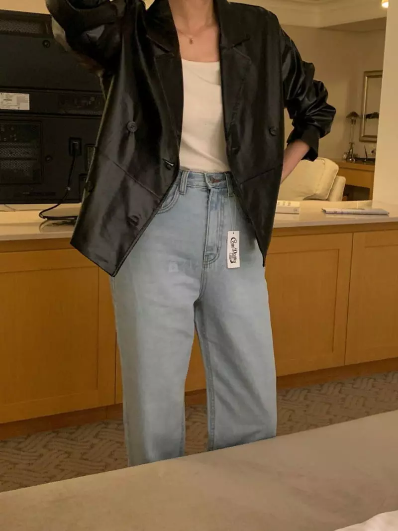 February - Korean Women Fashion - #momslook - Double Jacket - 7