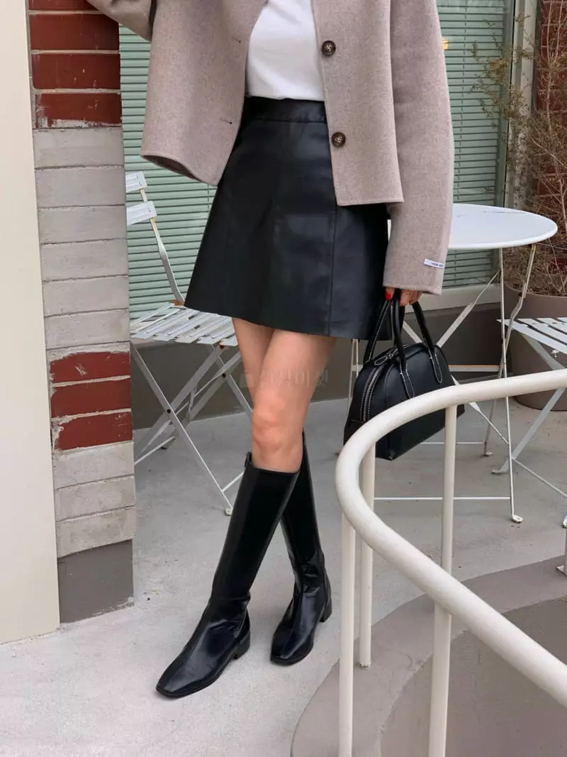 February - Korean Women Fashion - #momslook - Jelly Skirt - 10