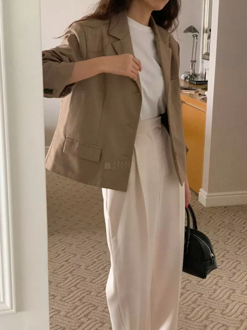 February - Korean Women Fashion - #momslook - Swing Jacket - 12