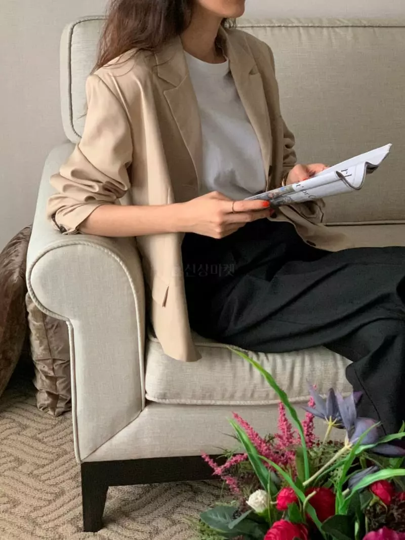 February - Korean Women Fashion - #momslook - Swing Jacket - 6