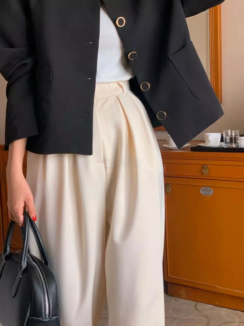 February - Korean Women Fashion - #momslook - Tree Pants - 9