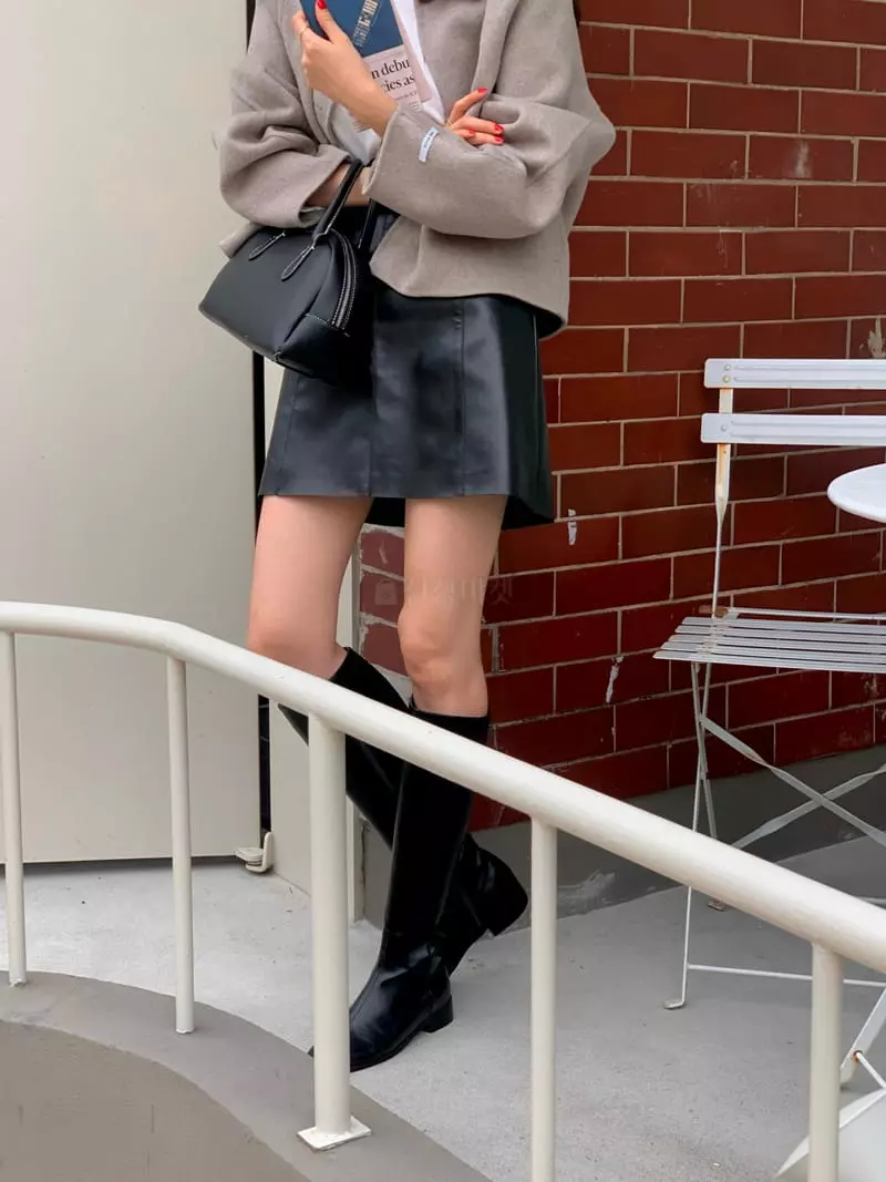 February - Korean Women Fashion - #momslook - Jelly Skirt