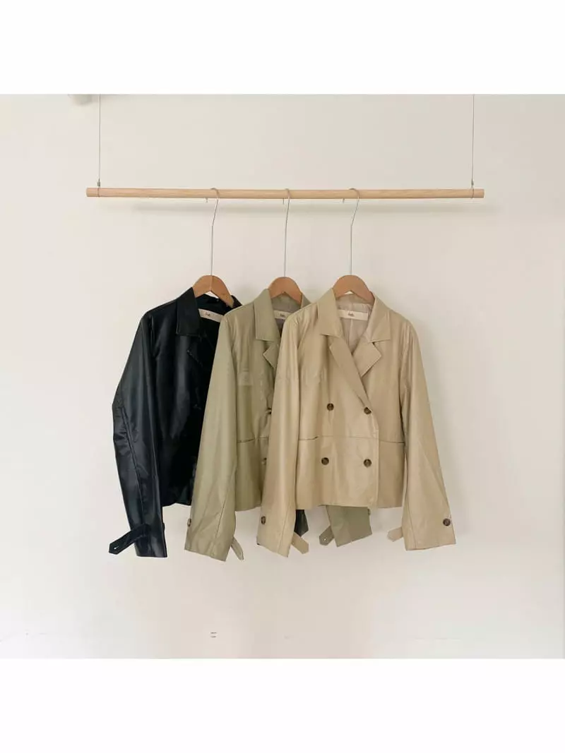 February - Korean Women Fashion - #momslook - Double Jacket - 3