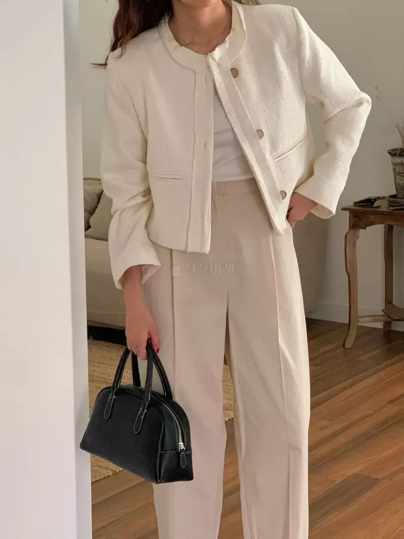 February - Korean Women Fashion - #momslook - Nine Twid Jacket - 8