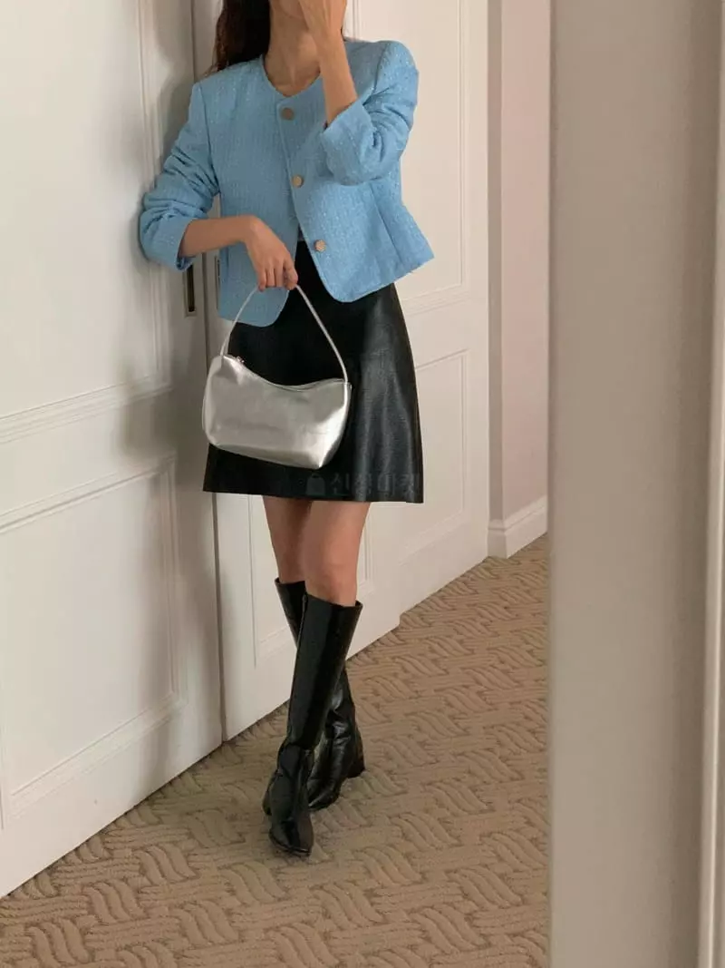February - Korean Women Fashion - #momslook - Guty Twid Jacket - 7
