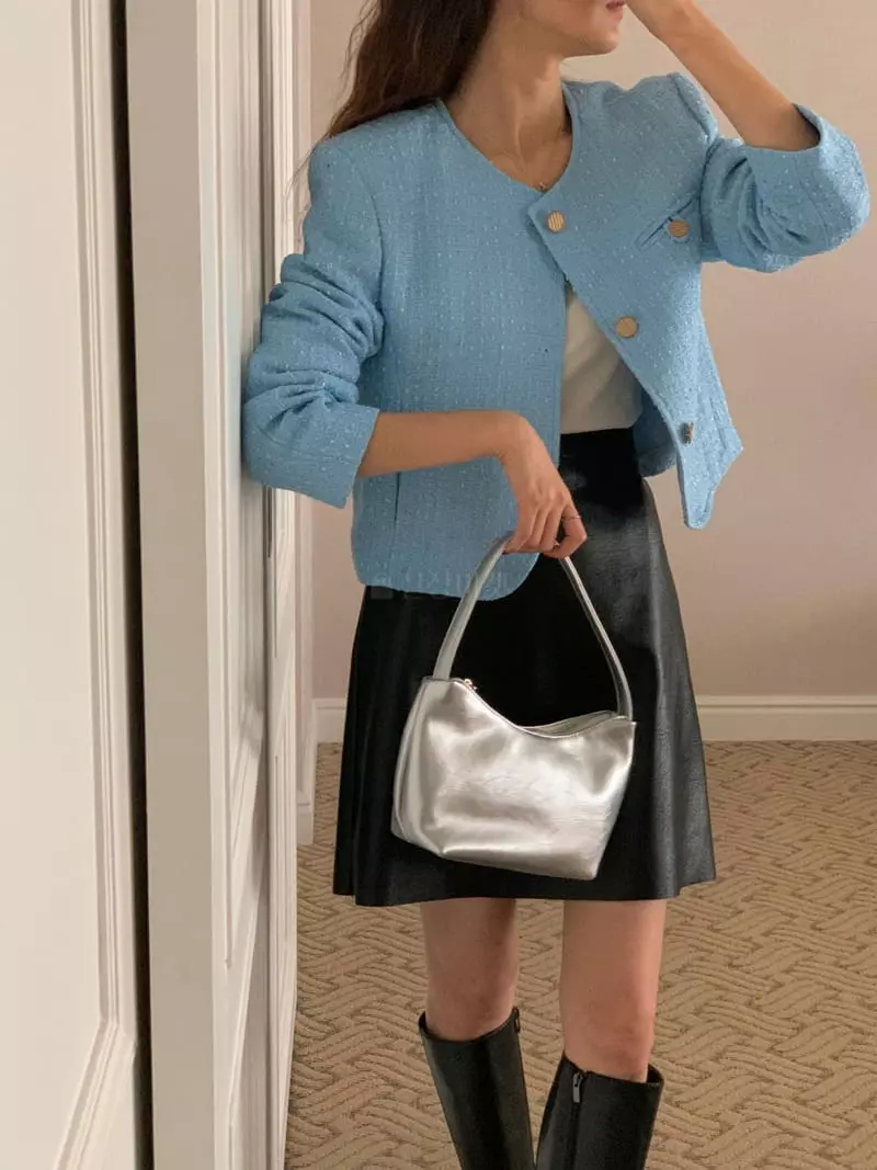 February - Korean Women Fashion - #momslook - Guty Twid Jacket - 8