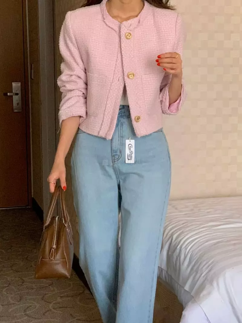 February - Korean Women Fashion - #romanticstyle - Popcorn Jacket - 6
