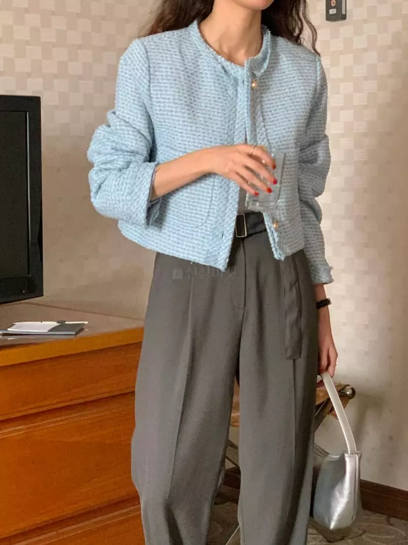 February - Korean Women Fashion - #shopsmall - Popcorn Jacket - 7
