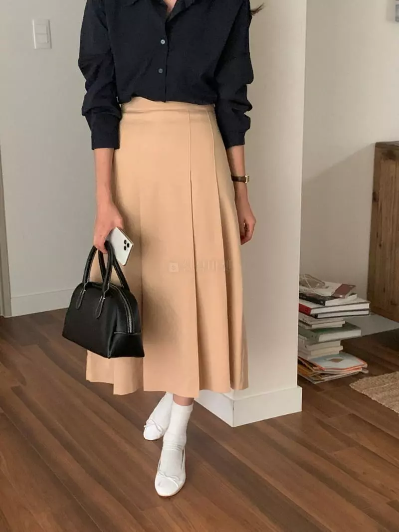 February - Korean Women Fashion - #womensfashion - Curly Skirt