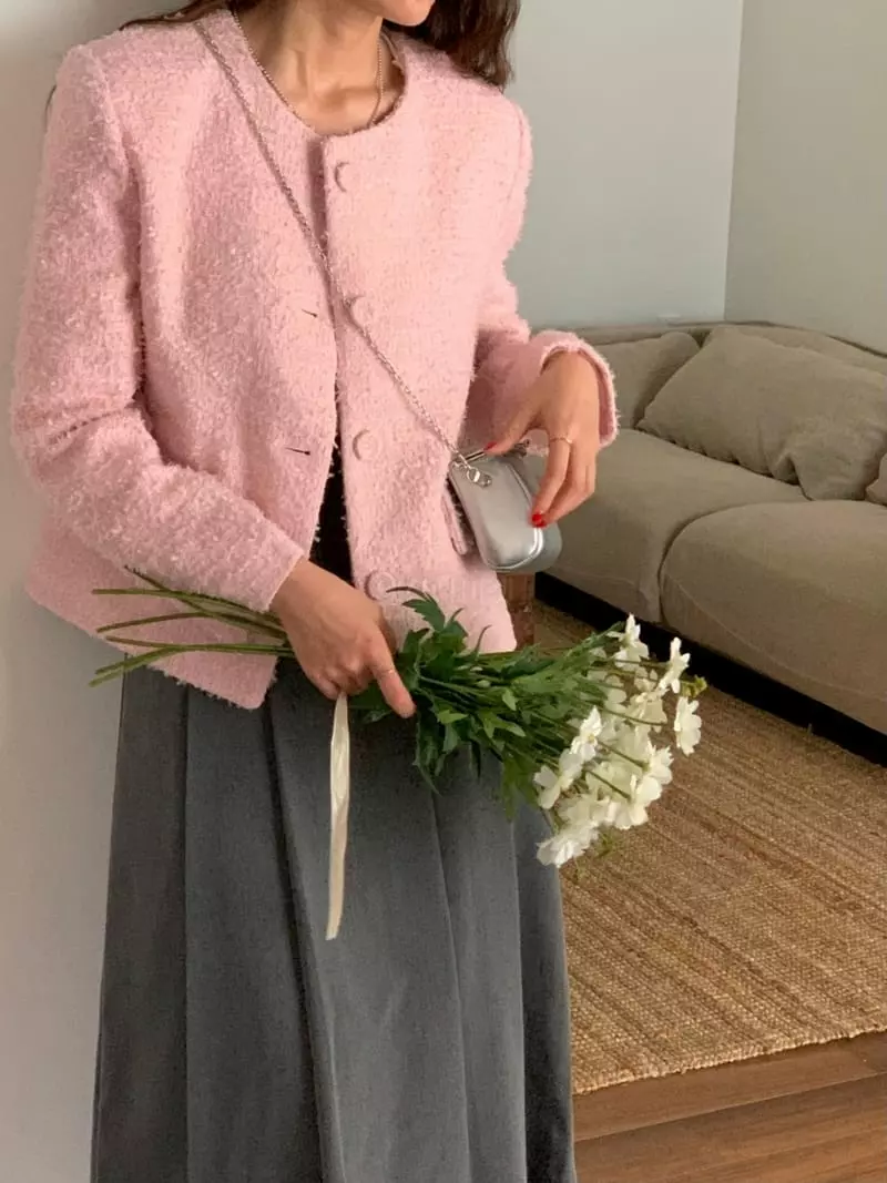 February - Korean Women Fashion - #womensfashion - Volume Twid JAcket - 11