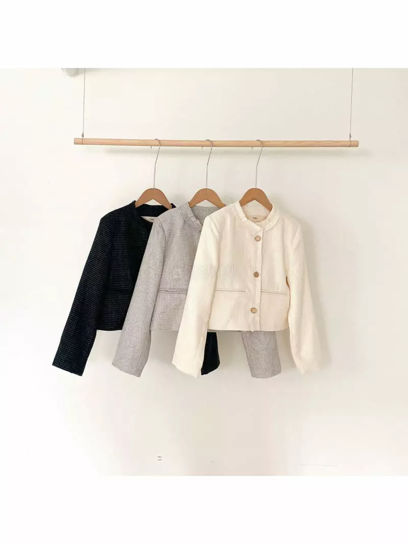 February - Korean Women Fashion - #womensfashion - Nine Twid Jacket - 3