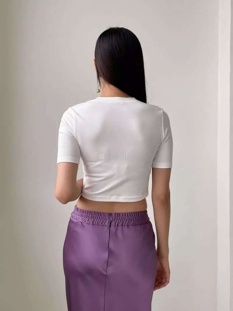 Feffer - Korean Women Fashion - #momslook - Red Tee - 2