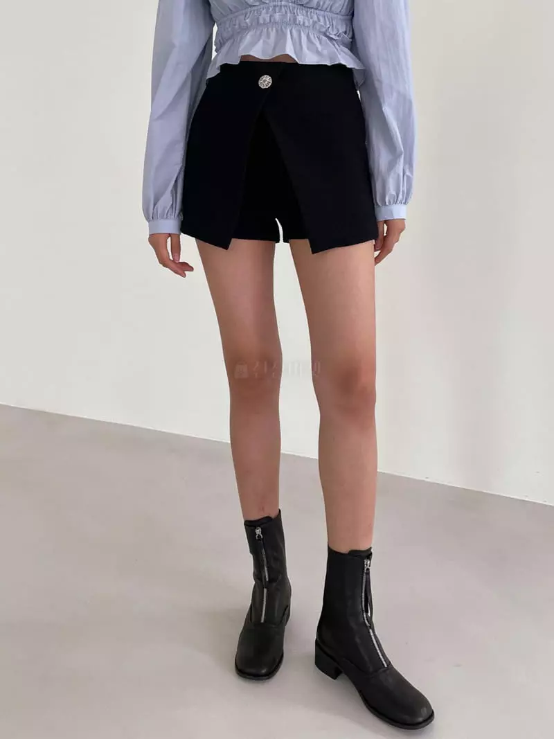 Feffer - Korean Women Fashion - #momslook - D Part Pants - 4