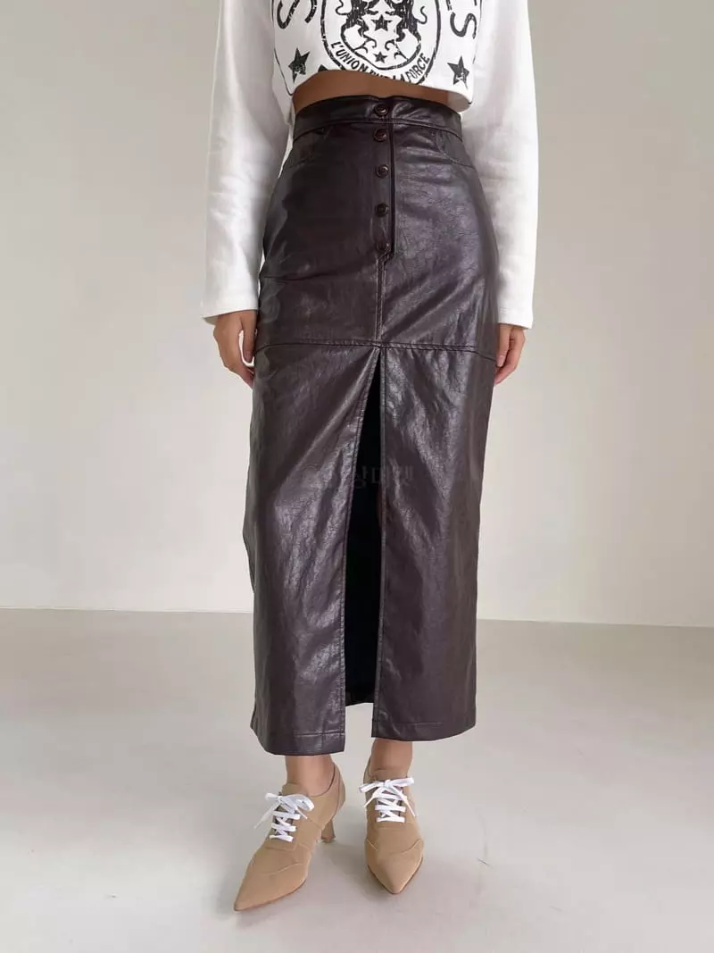 Feffer - Korean Women Fashion - #womensfashion - Crack Skirt - 6