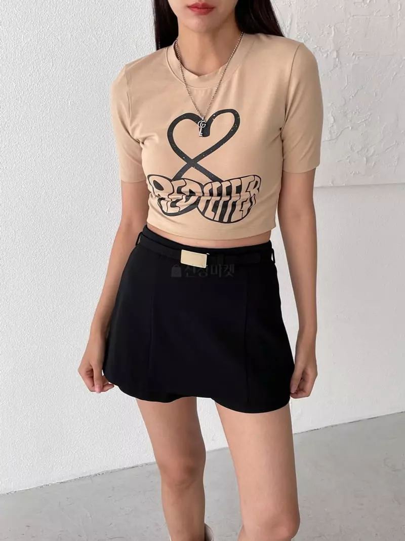 Feffer - Korean Women Fashion - #womensfashion - Red Tee