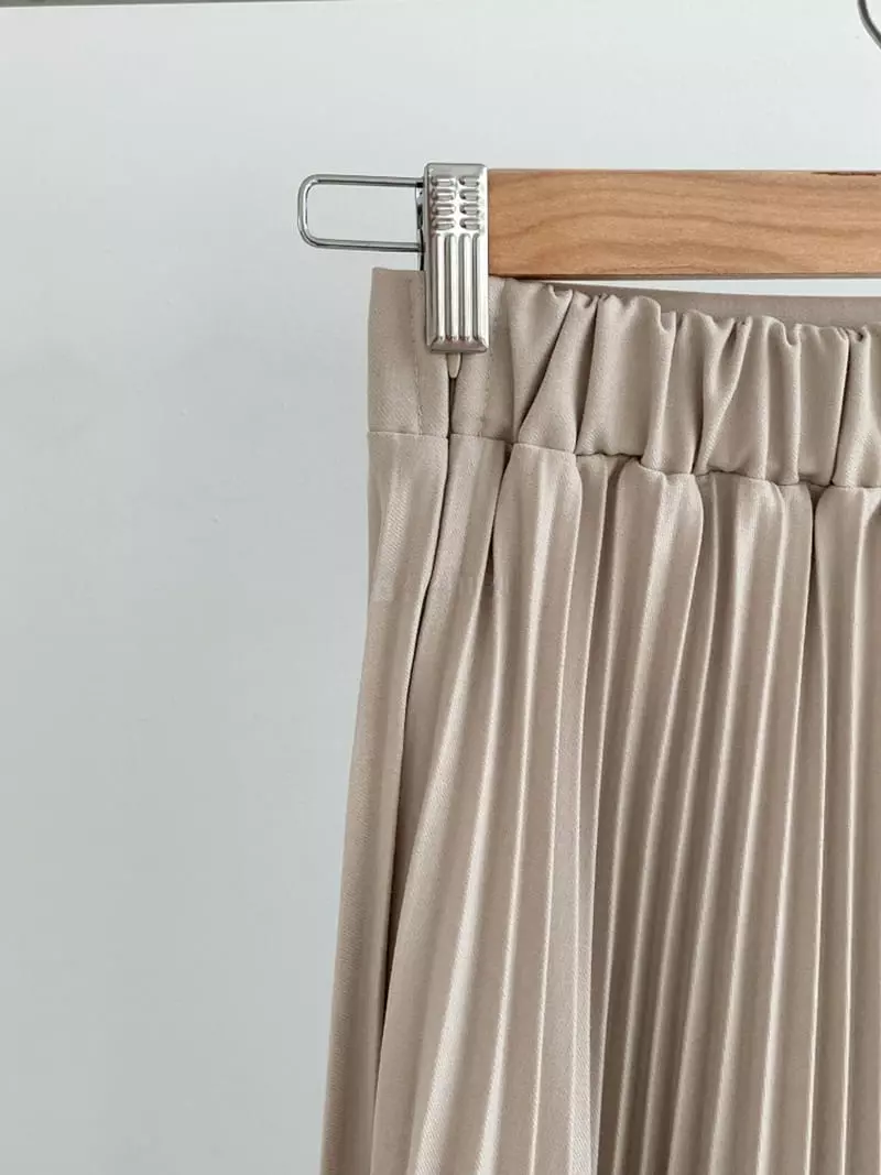 Ff - Korean Women Fashion - #momslook - Wrinkle Skirt - 9