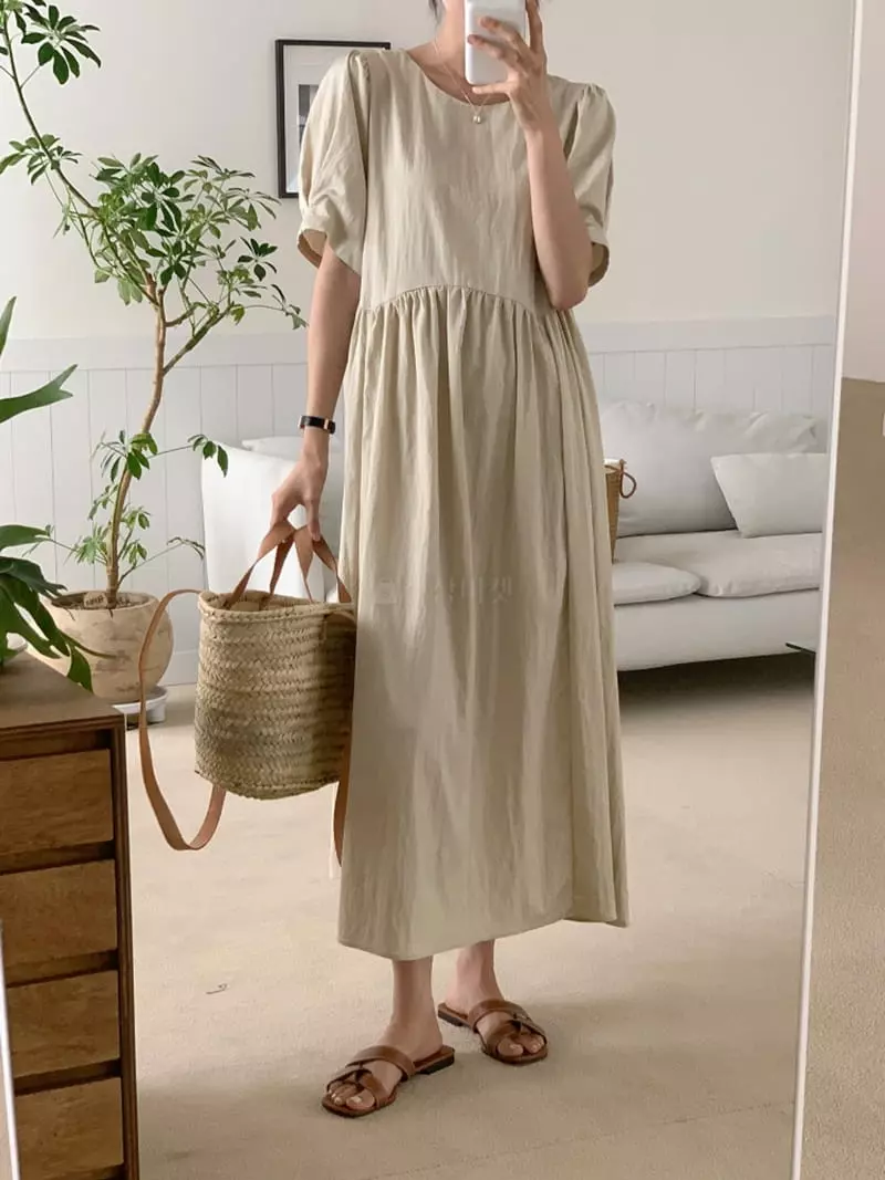 Ff - Korean Women Fashion - #momslook - Amel Loose One-piece