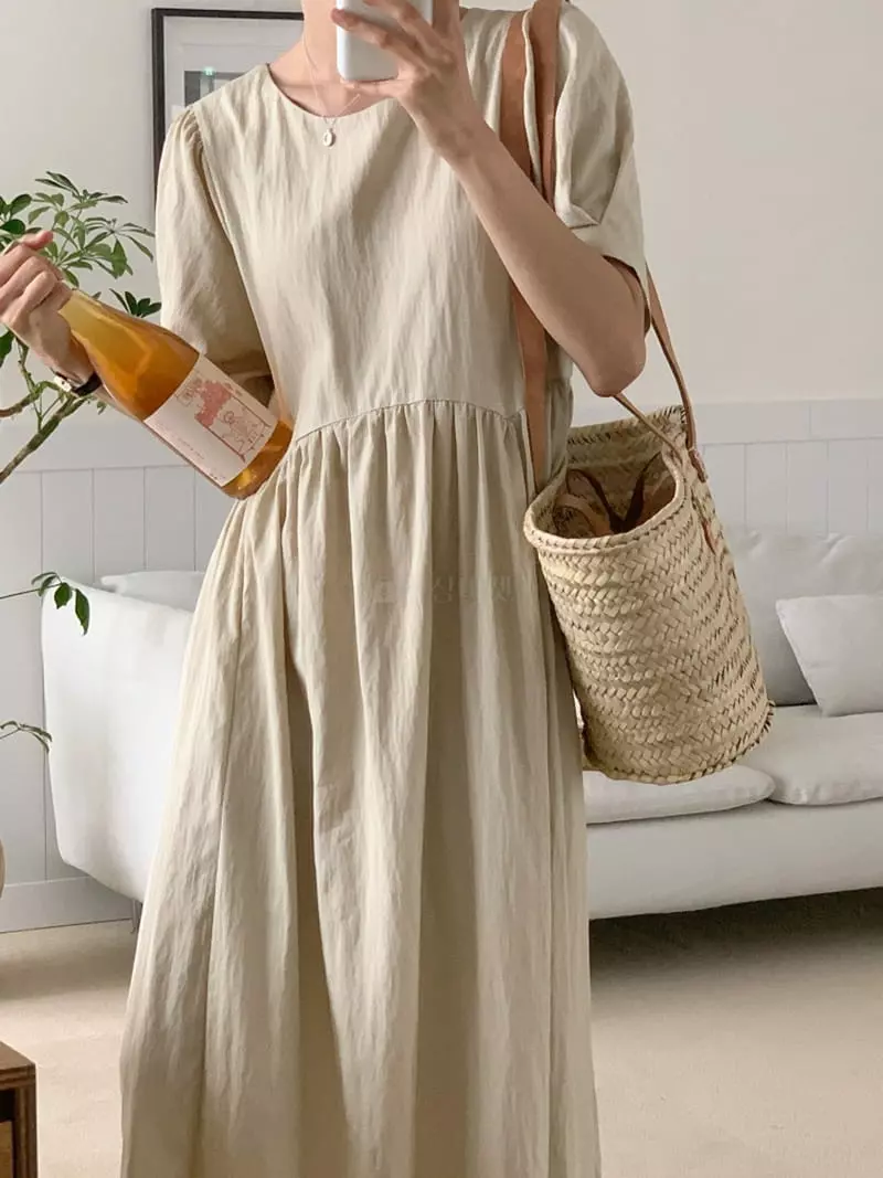 Ff - Korean Women Fashion - #momslook - Amel Loose One-piece - 5