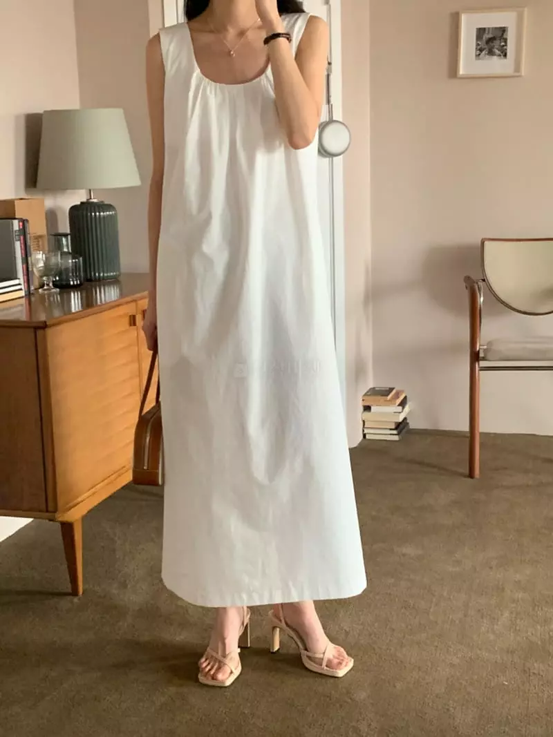 Ff - Korean Women Fashion - #momslook - Sure Linen One-piece