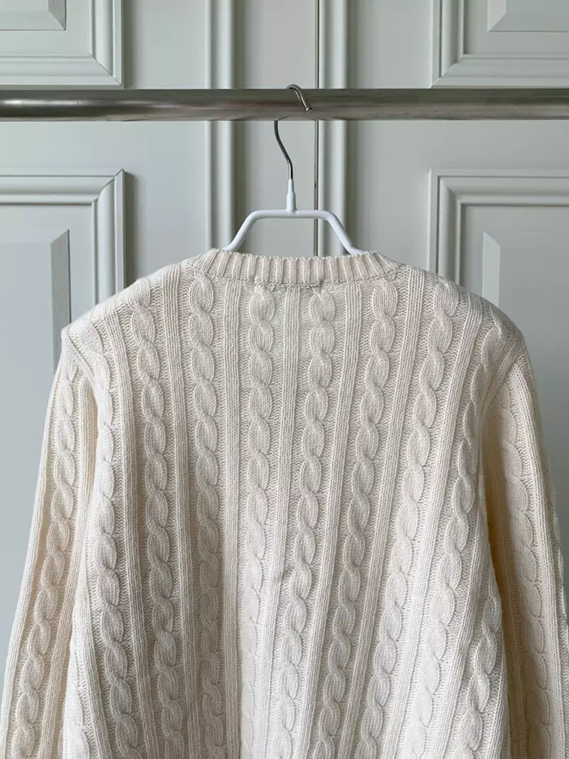 Ff - Korean Women Fashion - #womensfashion - Omov Twist Cardigan - 4