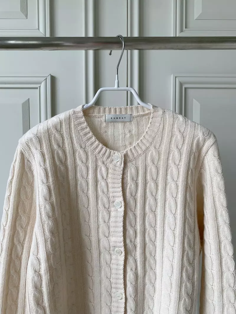 Ff - Korean Women Fashion - #momslook - Omov Twist Cardigan - 5