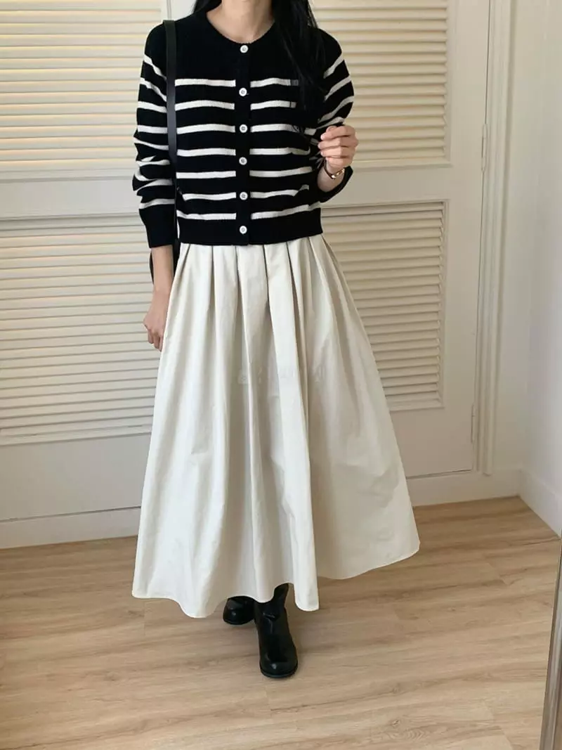 Ff - Korean Women Fashion - #momslook - Melo Pleats Skirt - 4