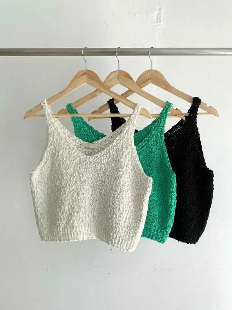 Ff - Korean Women Fashion - #vintagekidsstyle - Nono Sleeveless Knit - 4