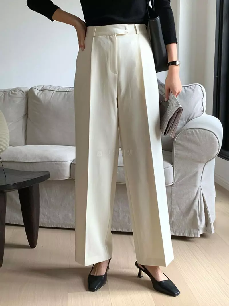 Ff - Korean Women Fashion - #restrostyle - Classic Pants - 4