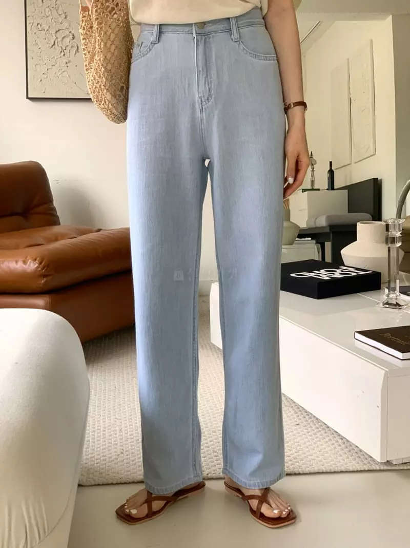 Ff - Korean Women Fashion - #romanticstyle - Cooling Jeans - 3
