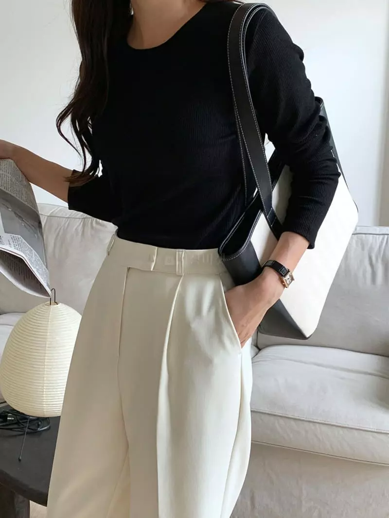 Ff - Korean Women Fashion - #shopsmall - Classic Pants - 5