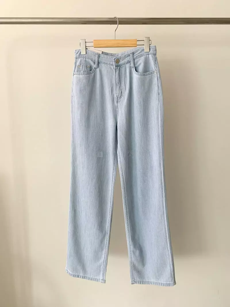 Ff - Korean Women Fashion - #romanticstyle - Cooling Jeans - 4