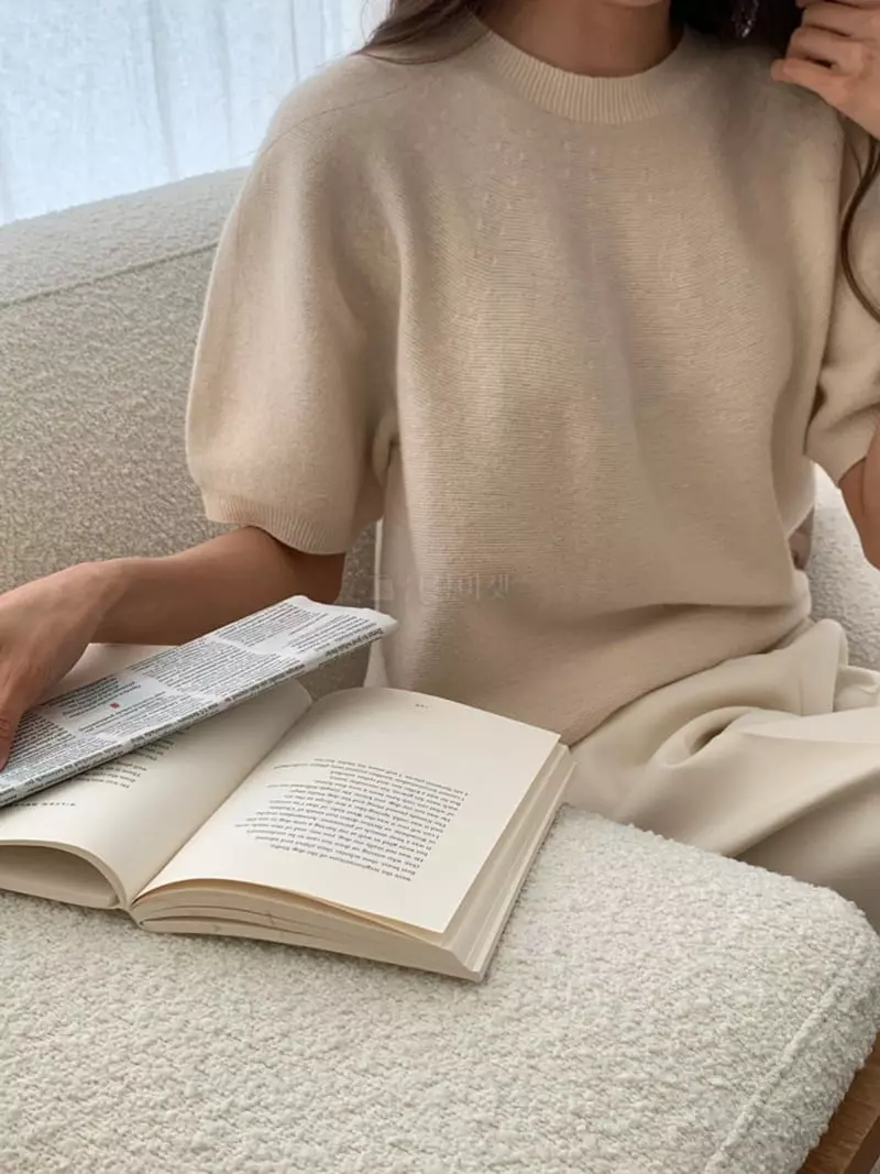 Ff - Korean Women Fashion - #thelittlethings - Whole Gament Knit Tee - 10
